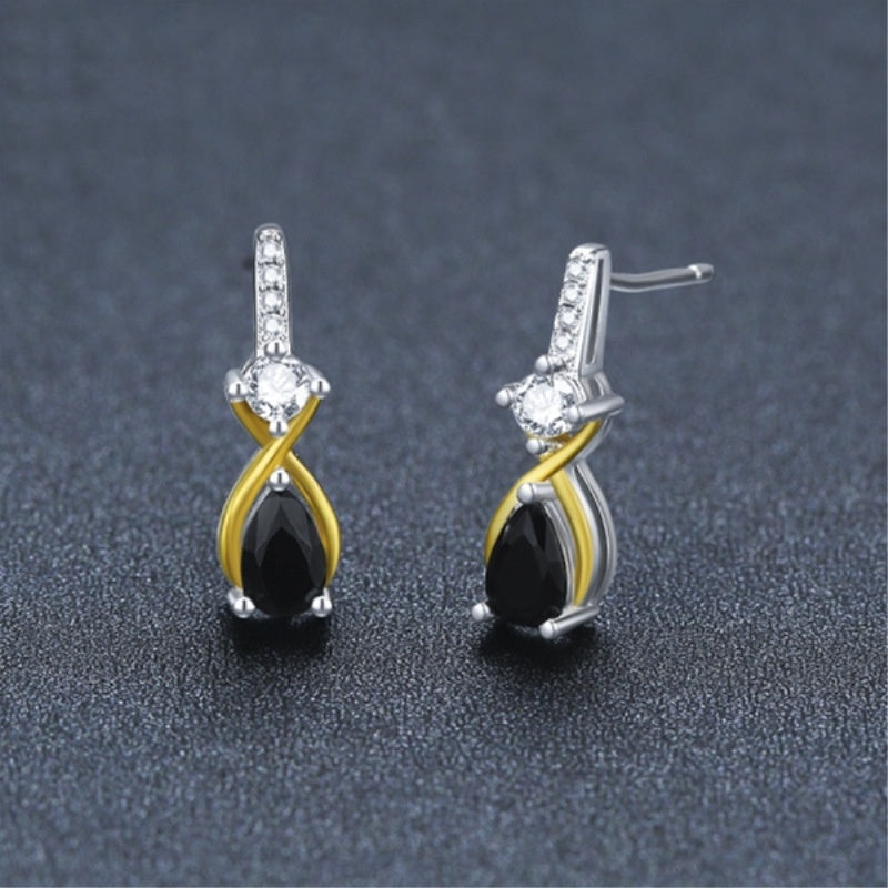ZirconWater Drop Eardrops (Earrings)