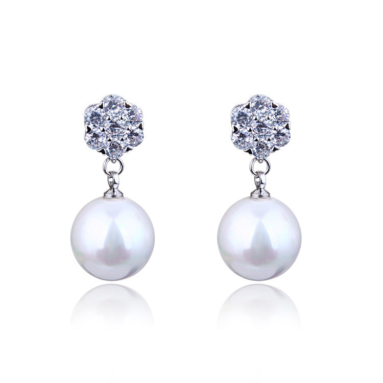 ElegantPearl Long Earrings
