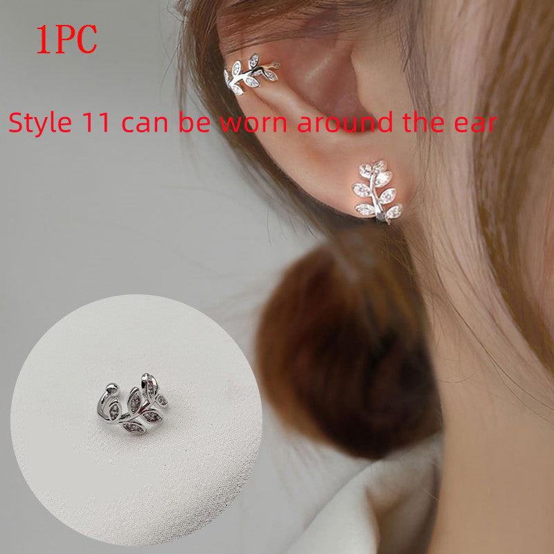 Super Flashing Butterfly Diamond Earrings