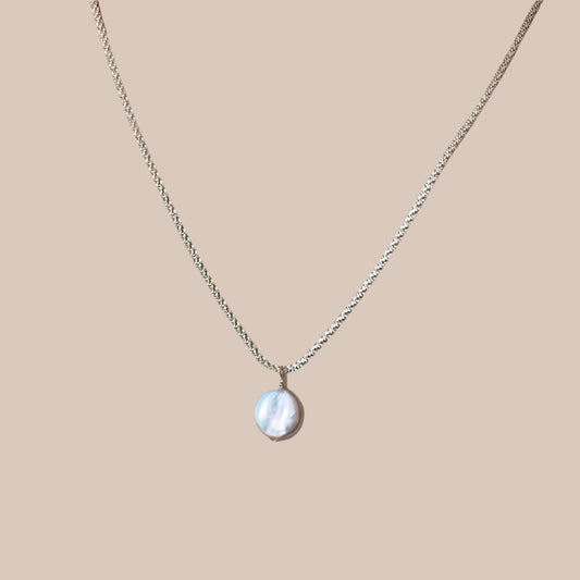 Baroque Pearl Sterling Silver Necklace