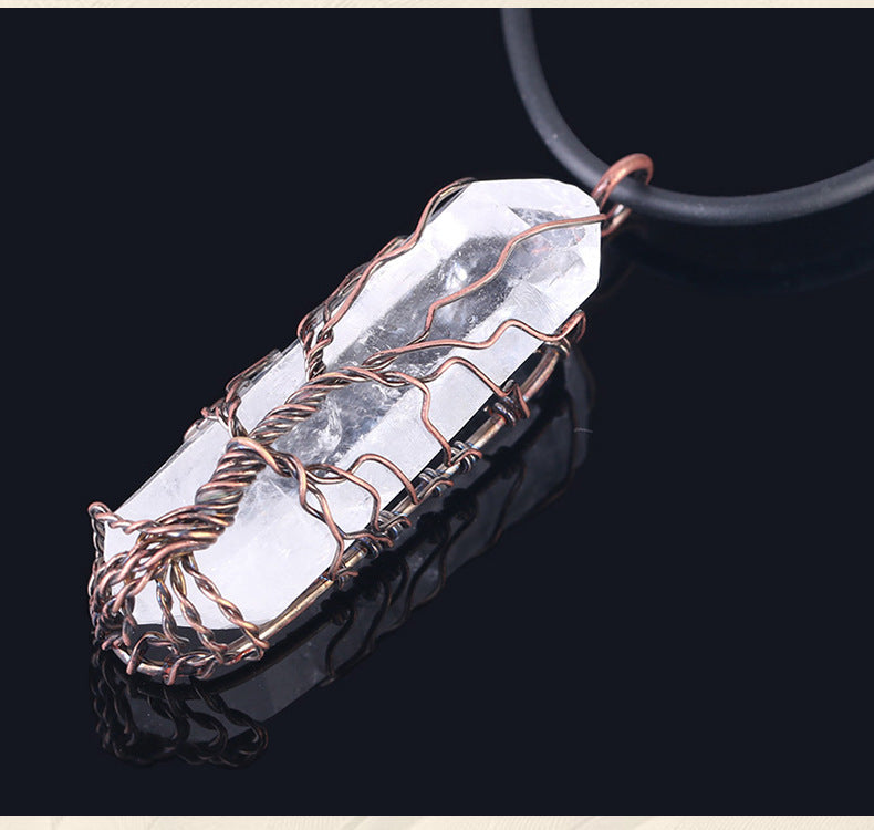 Mystic Form Crystal Pendant Necklace