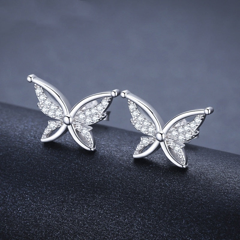 ZirconButterfly Stud Earrings