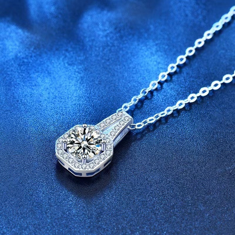 Moissanite S925 Sterling Silver Necklace