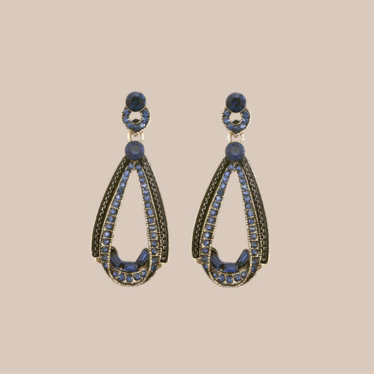 Diamond Water Drop S925 Silver Earrings