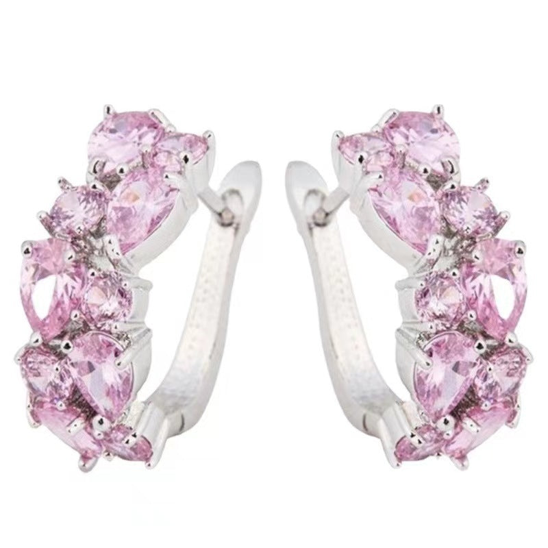 Luxury Crystal Zircon Ear Clips