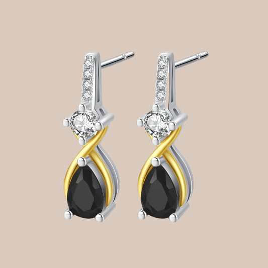 ZirconWater Drop Eardrops (Earrings)