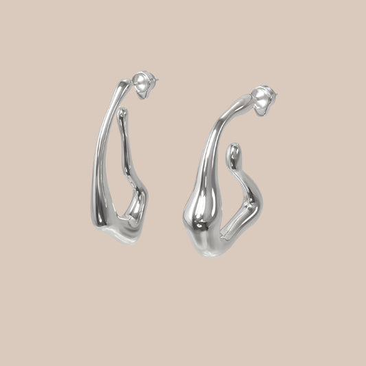 Venom 925 Silver Retro Earrings