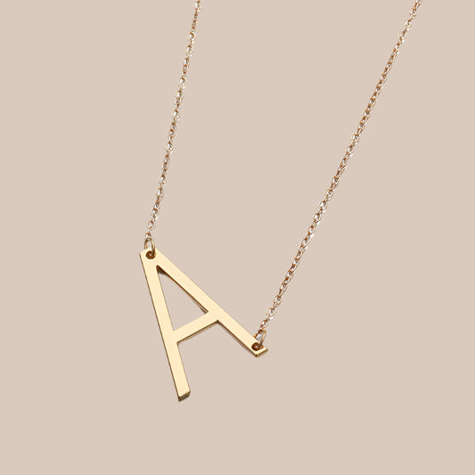 European And American Simple Jewelry Letter Necklace