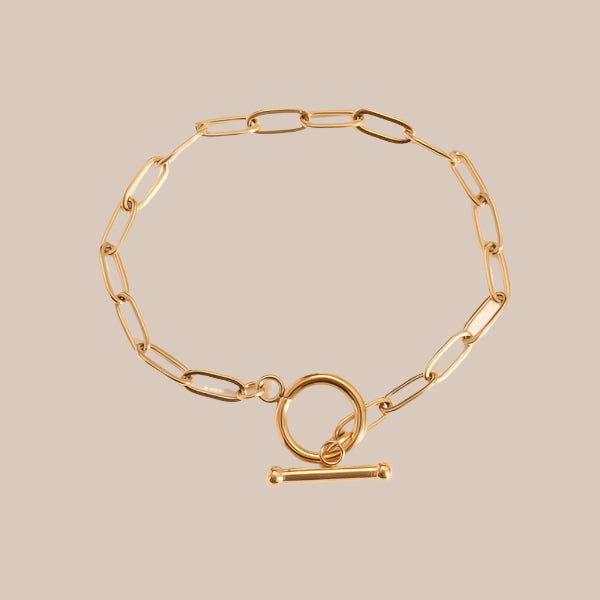 Baroque Retro Simple Gold Bracelet