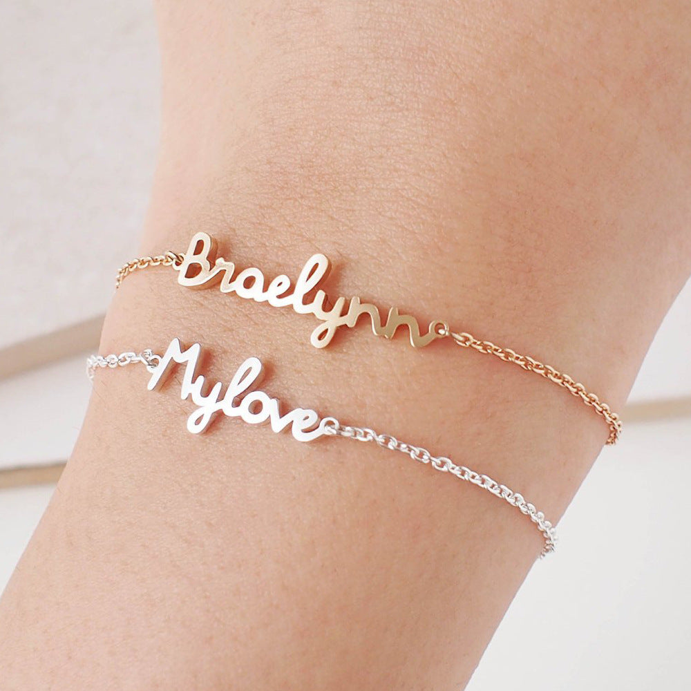 Personalized DIY Name Bracelet