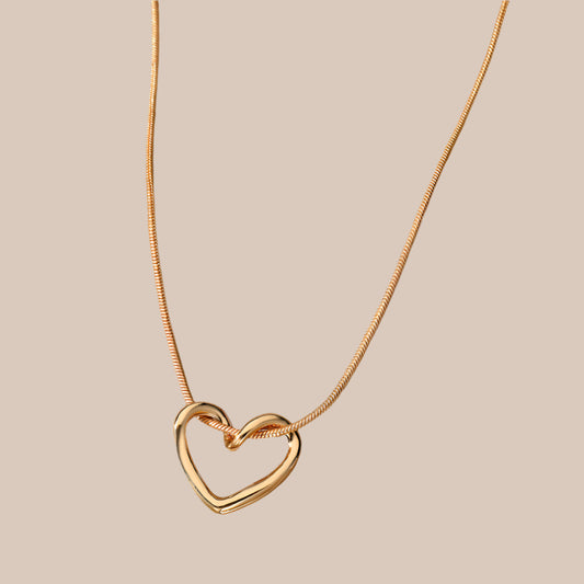 EternaHeart Hollow Necklace