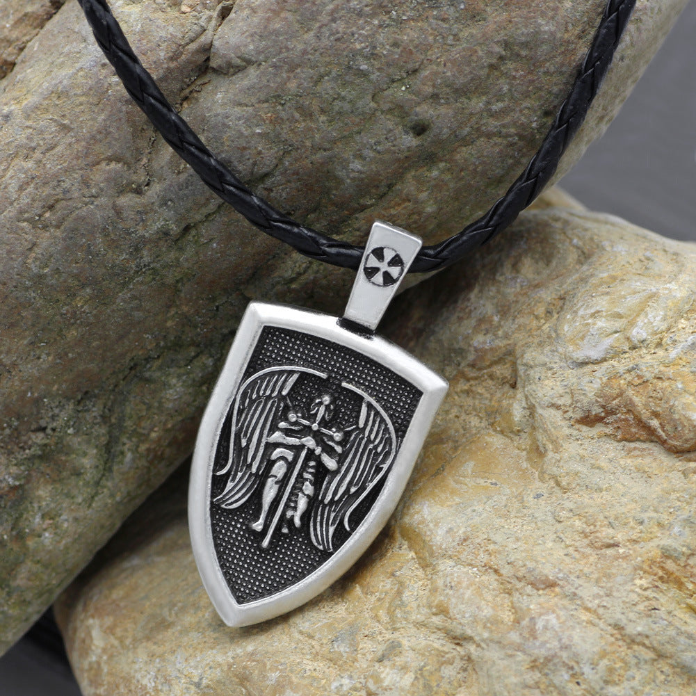 Saint Michael Archangel Pendant Necklace