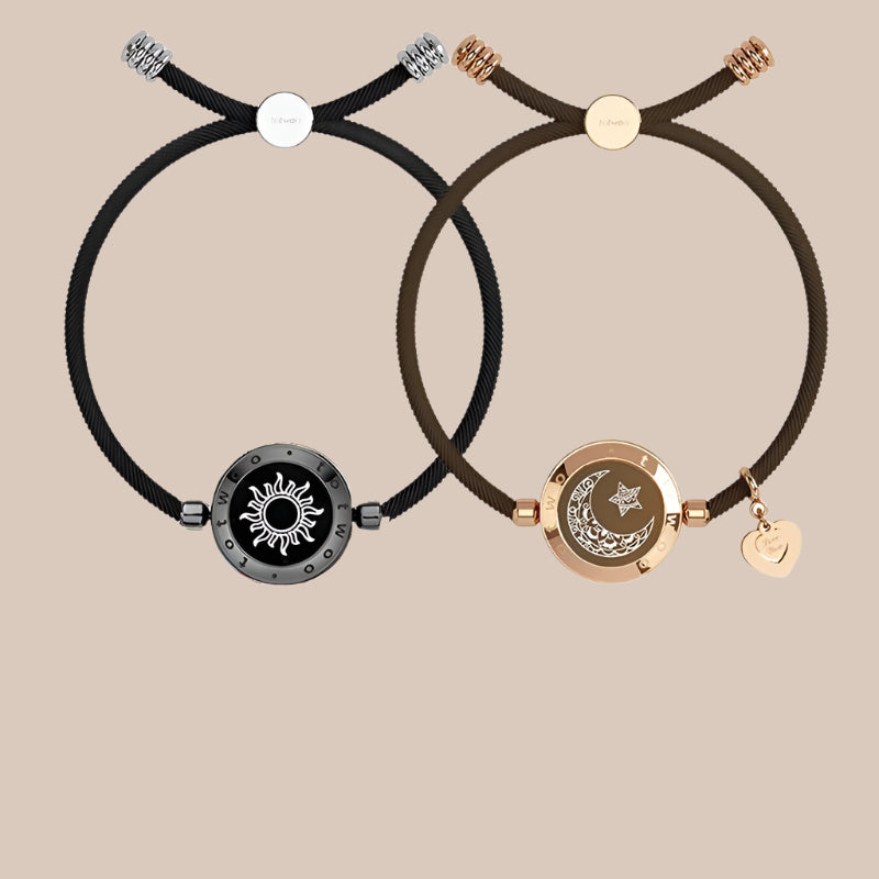 Sun & Moon Smart Sensing Couple Bracelet