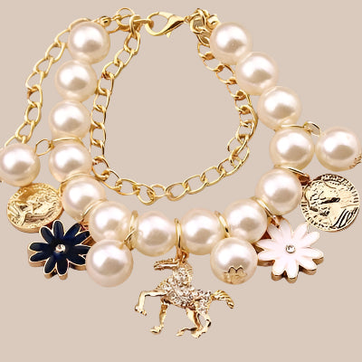 FloralPearl Bracelet