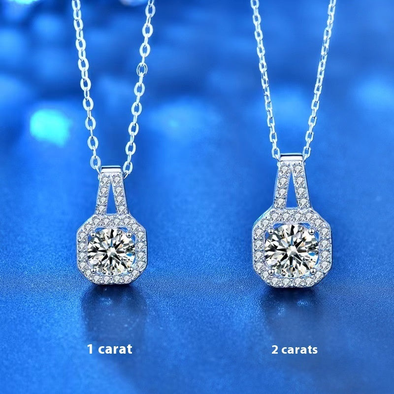 Moissanite S925 Sterling Silver Necklace