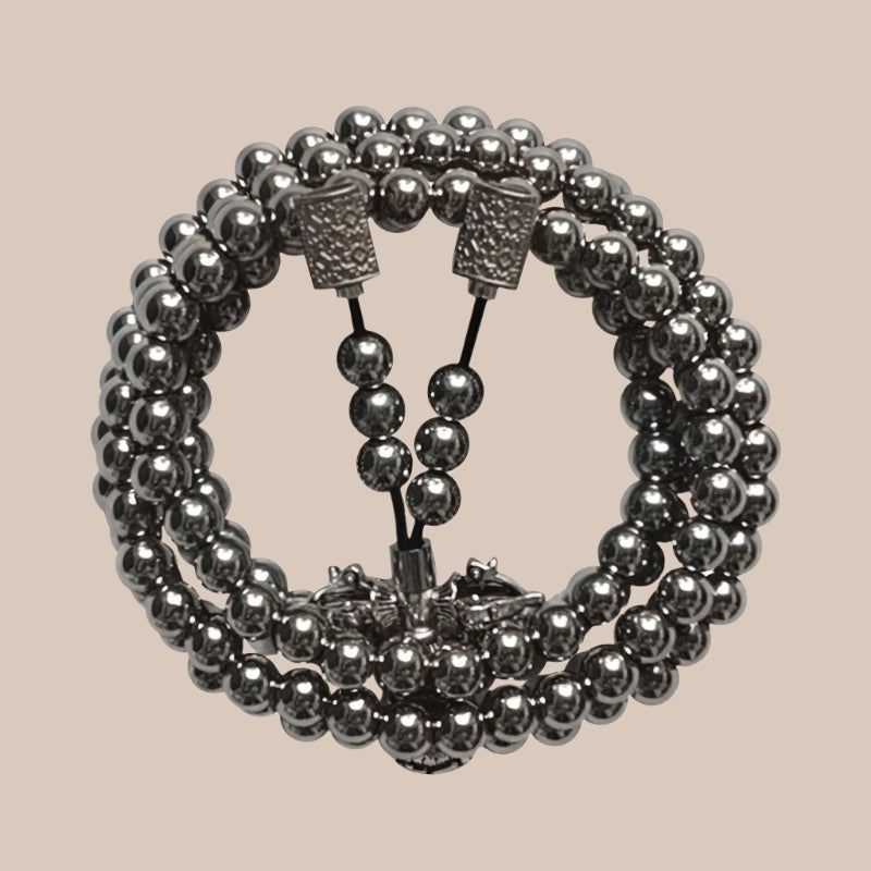 Thunderbolt Stainless Steel Beads Necklace