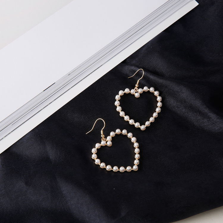 PeachHeart Pearl Studs