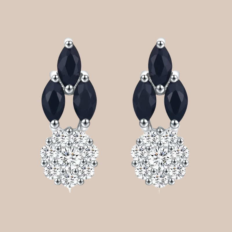 Radiant Zircon Copper-plated Earrings