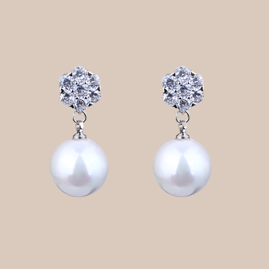 ElegantPearl Long Earrings