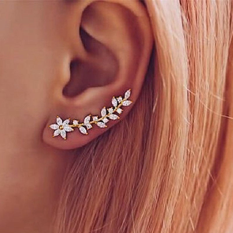 Diamond Blossom Celebrity Earrings