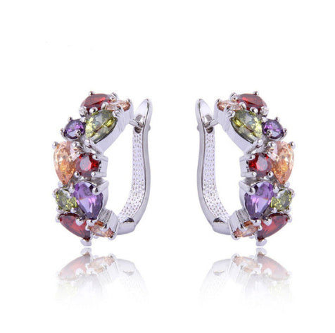 Luxury Crystal Zircon Ear Clips