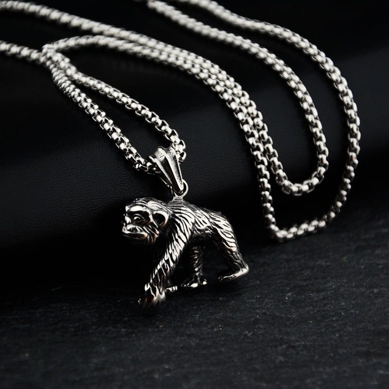 Eternal Titanium Steel Pendant Necklace