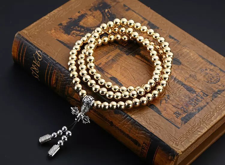 Thunderbolt Stainless Steel Beads Necklace