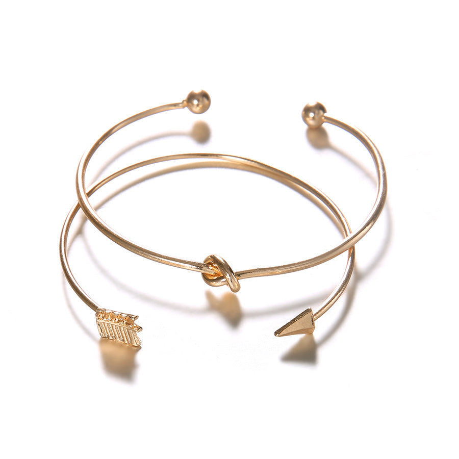 Timeless Arrow Knot Cuff Bracelet