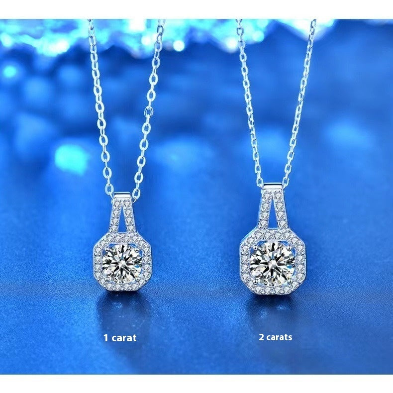 Moissanite S925 Sterling Silver Necklace