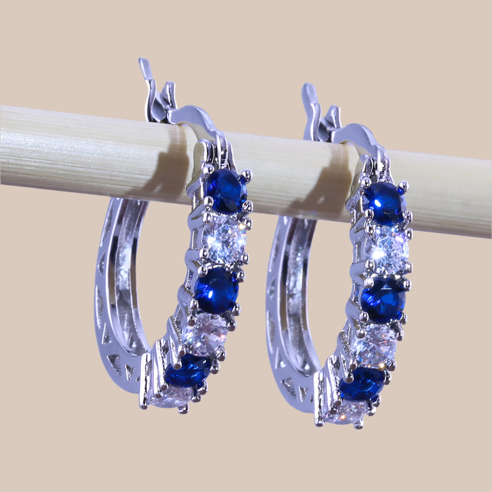 ColorfulZircon Ear Buckles