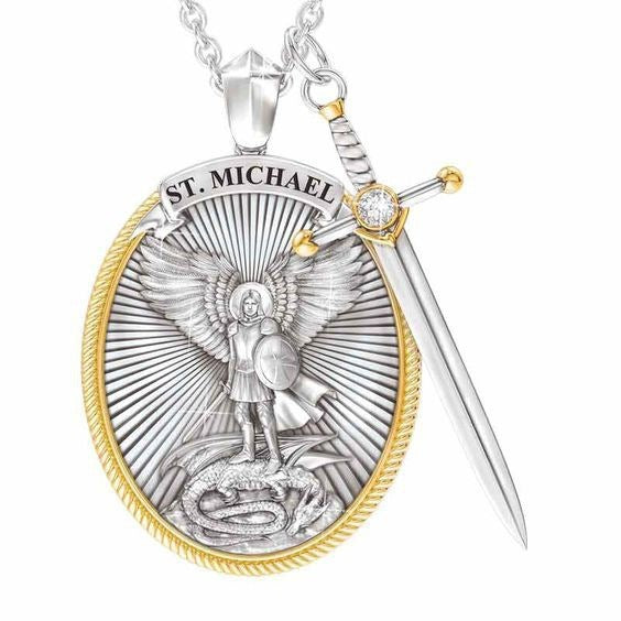 Protection Shield Mythology Faith Necklace