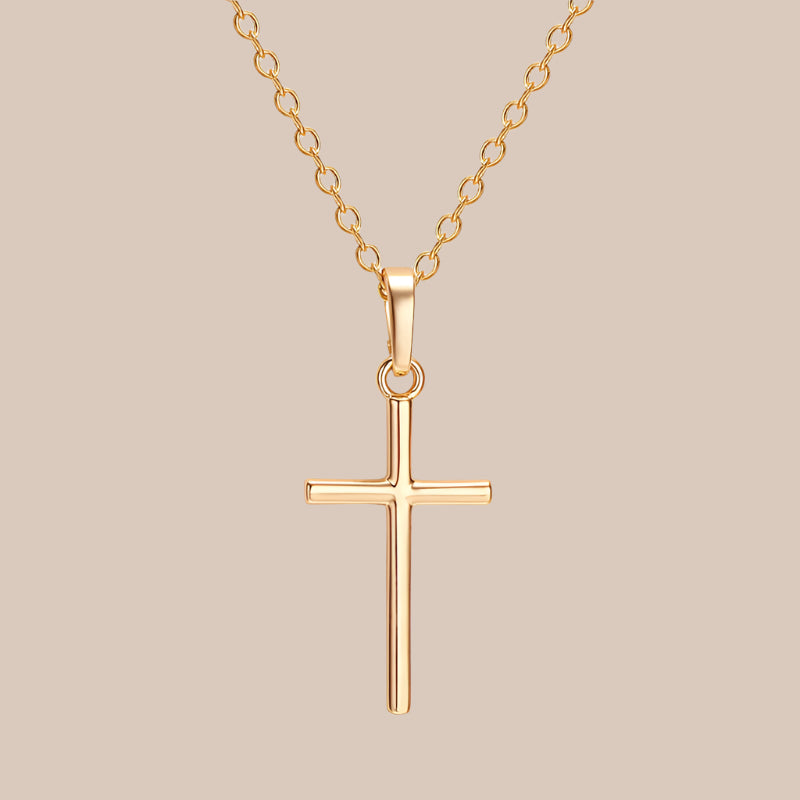 Retro Cross Pendant Necklace