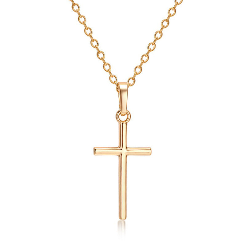 Retro Cross Pendant Necklace