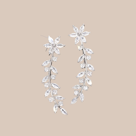 Diamond Blossom Celebrity Earrings