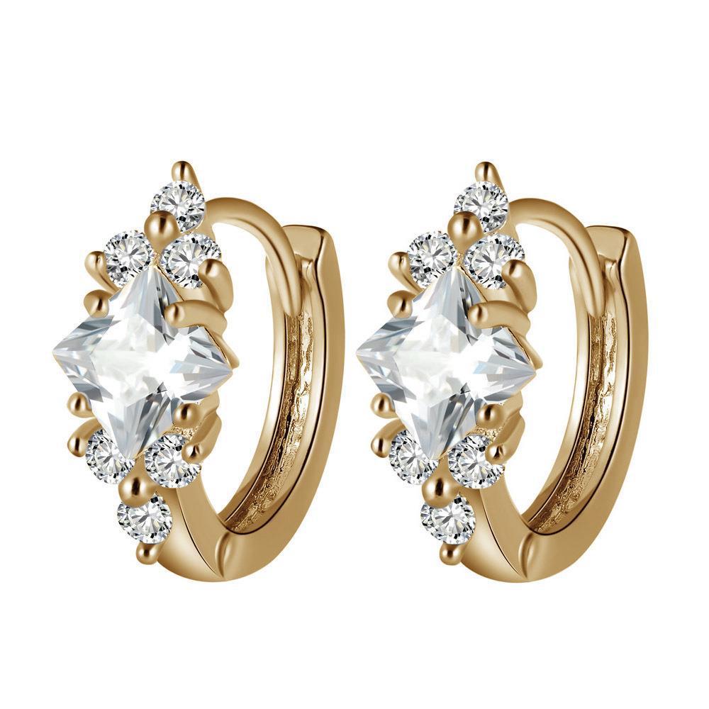 Zircon Square Elegance Earrings