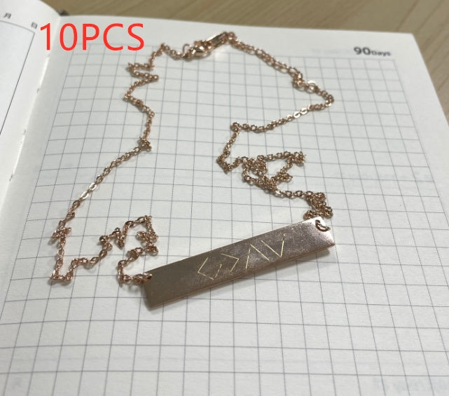 Signature Bar Pendant Necklace