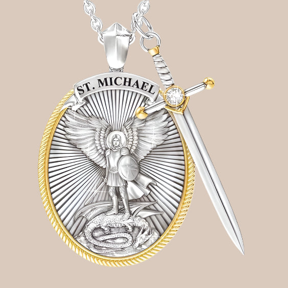 Protection Shield Mythology Faith Necklace