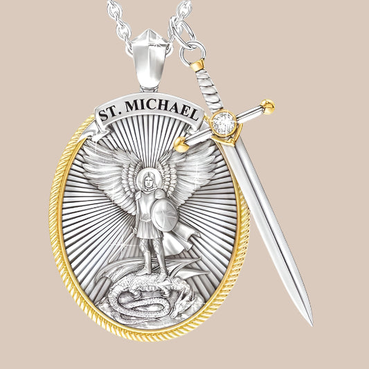 Protection Shield Mythology Faith Necklace