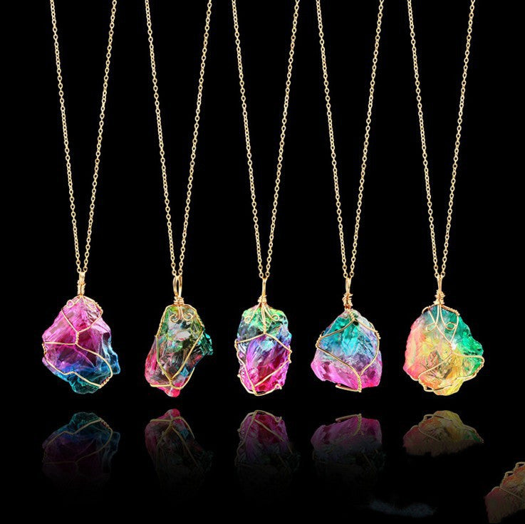 Seven Wonders Crystal Pendant