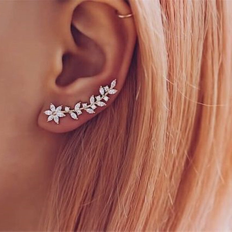 Diamond Blossom Celebrity Earrings