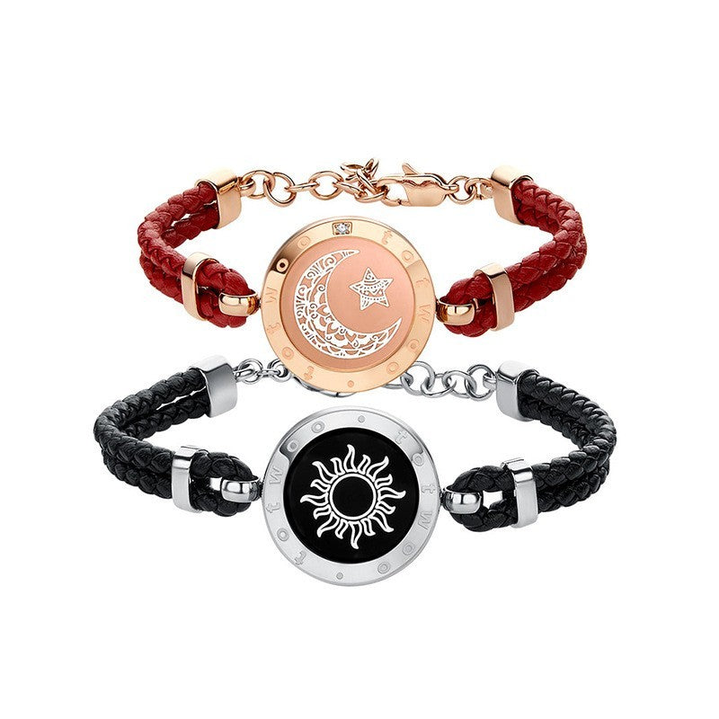 Sun & Moon Smart Sensing Couple Bracelet