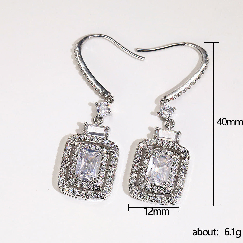 PrincessSquare Zircon Ear Hook