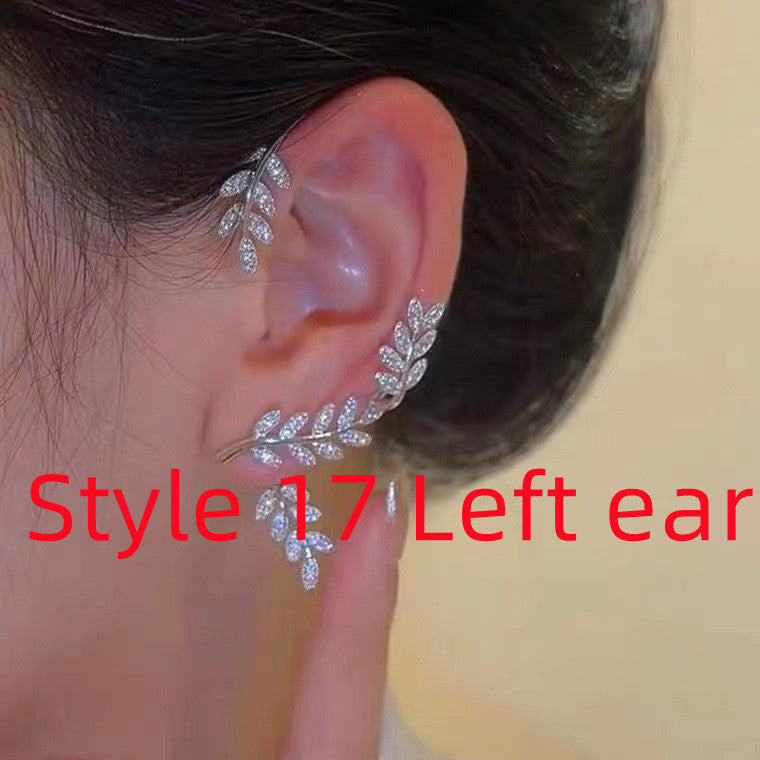 Super Flashing Butterfly Diamond Earrings