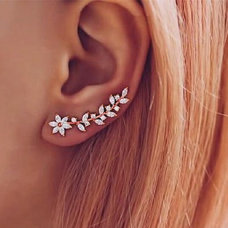 Diamond Blossom Celebrity Earrings