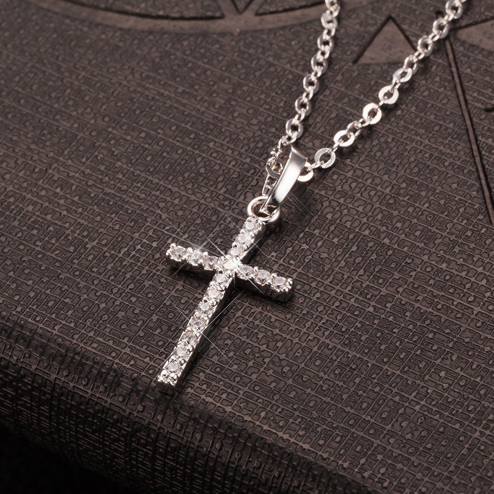 Retro Cross Pendant Necklace