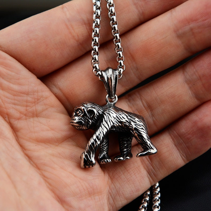 Eternal Titanium Steel Pendant Necklace