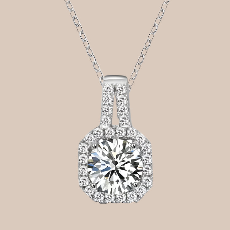 Moissanite S925 Sterling Silver Necklace