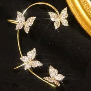 Butterfly Ear Clip & Hook Earring