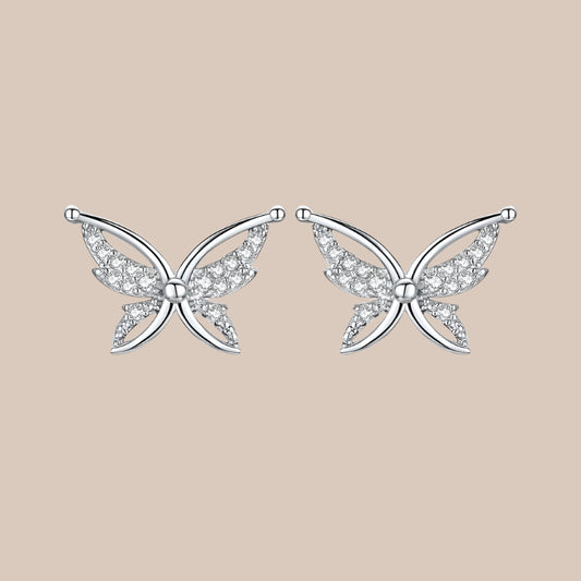 ZirconButterfly Stud Earrings