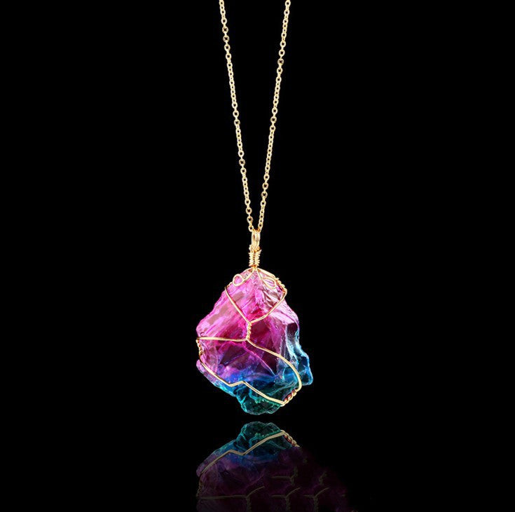 Seven Wonders Crystal Pendant